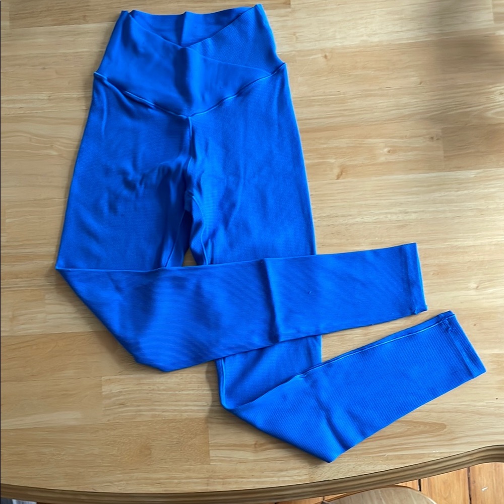 Vibrant Blue High-Waisted Leggings